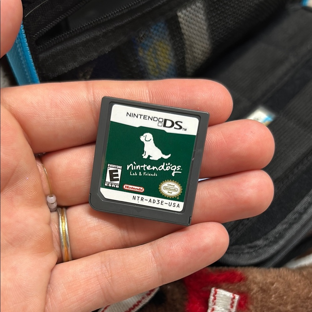 Nintendo DS Nintendogs Lab & Friends Cartridge - Green and Black